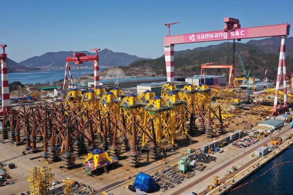 Bouw van de funderingen voor het Taiwanese Changhua Offshore Windmolenpark bijna afgerond
