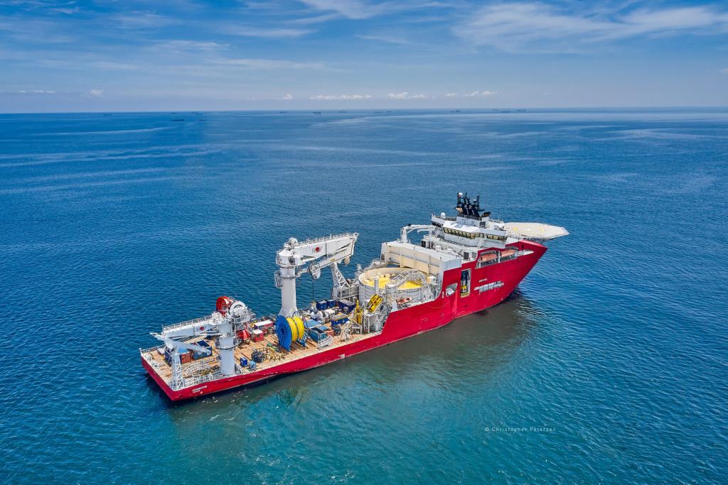 The Connector, one of our cable laying vessels