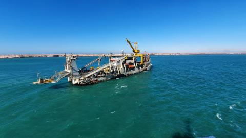 SNIM iron ore port of Nouadhibou